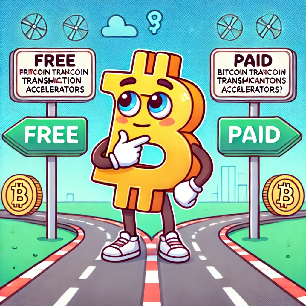 Free or paid bitcoin accelerator