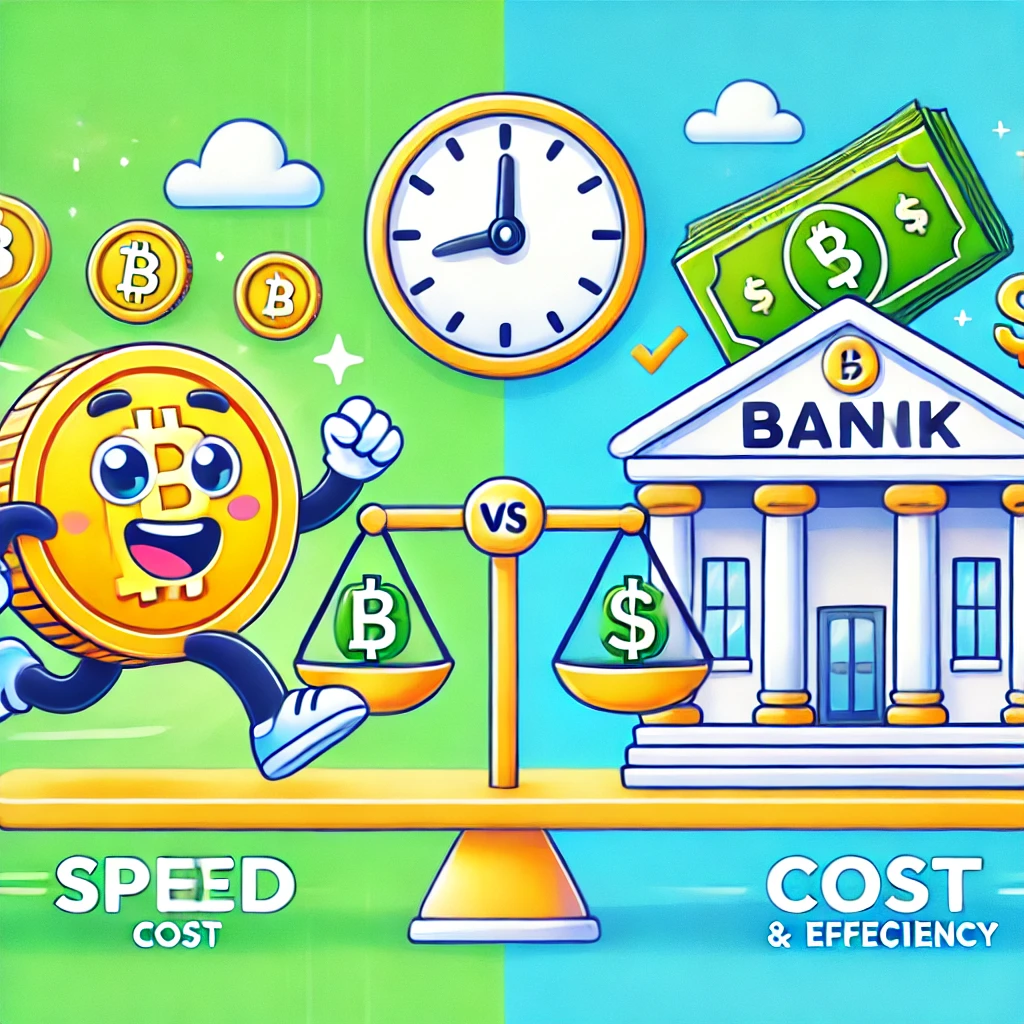 Bitcoin vs. Traditional Bank Transfers: Speed, Cost, and Efficiency Compared